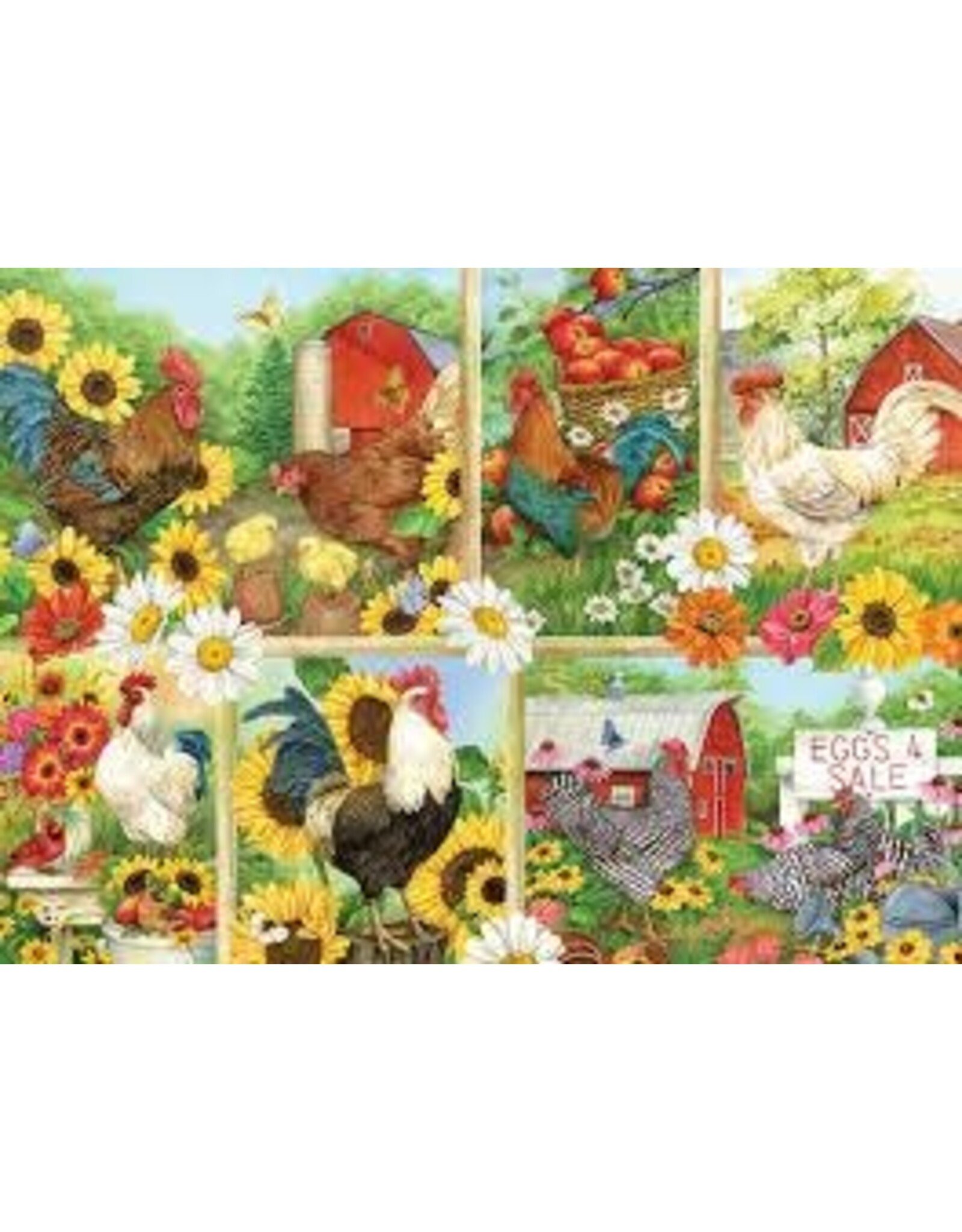 Cobble Hill Cobble Hill Puzzle:  Cockadoodledoo 500 PC