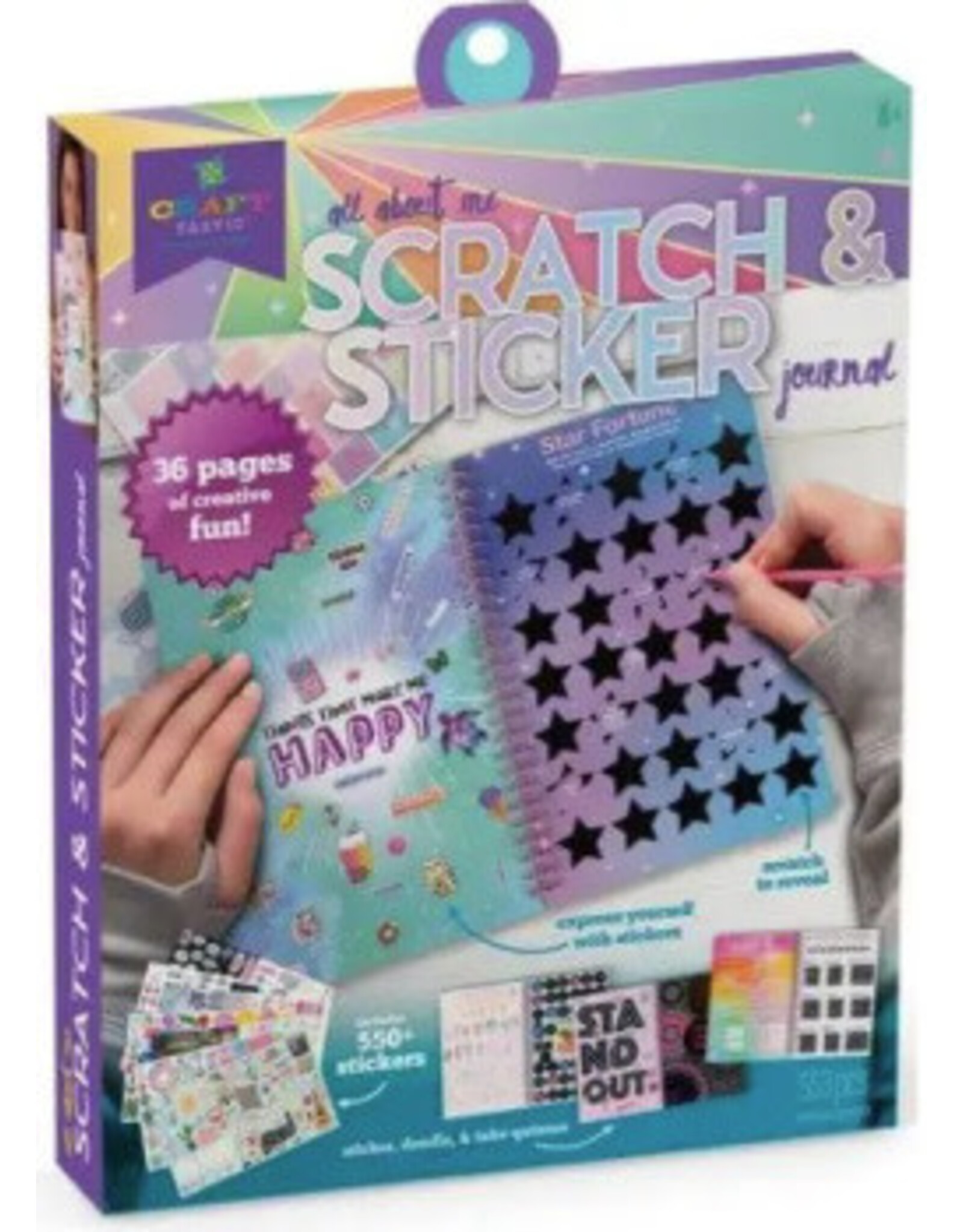 Craft Tastic-Scratch & Sticker Journal