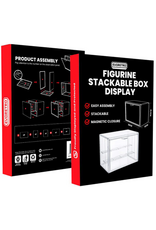 EvoRetro Figurine Stackable Box Display  (6.3x24x27cm)