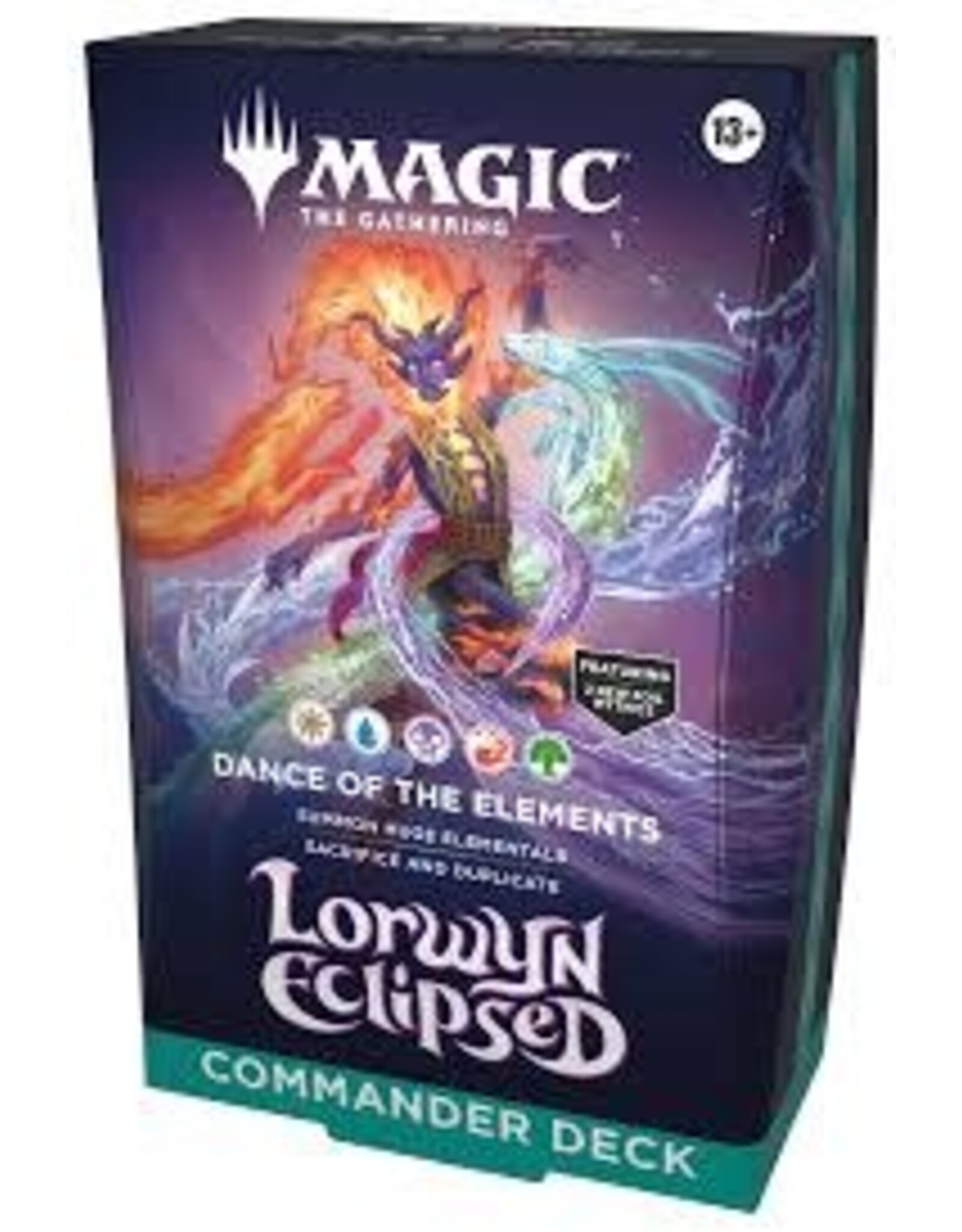 Wizards of the Coast MTG Lorwyn Eclipsed Commander Deck - Dance of the Elements (Releases Jan 16th, 2026)