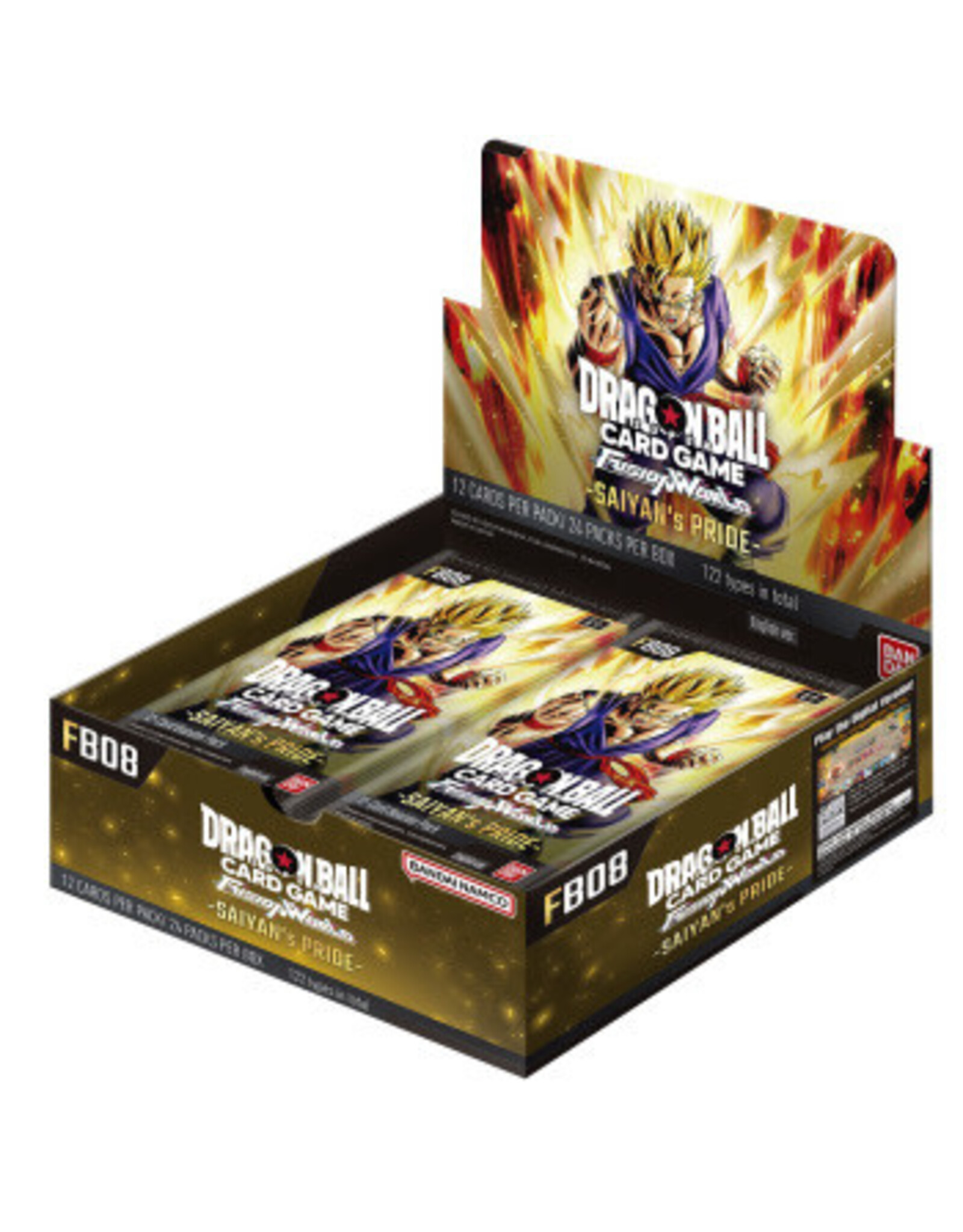 Bandai DBS  Fusion World Fb08 08 Saiyan's Pride Booster Box