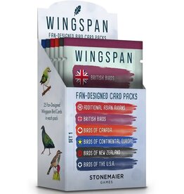 Stonemaier Games Wingspan Fan Designed Pack Set 1 Retailer Display (Display of 6)