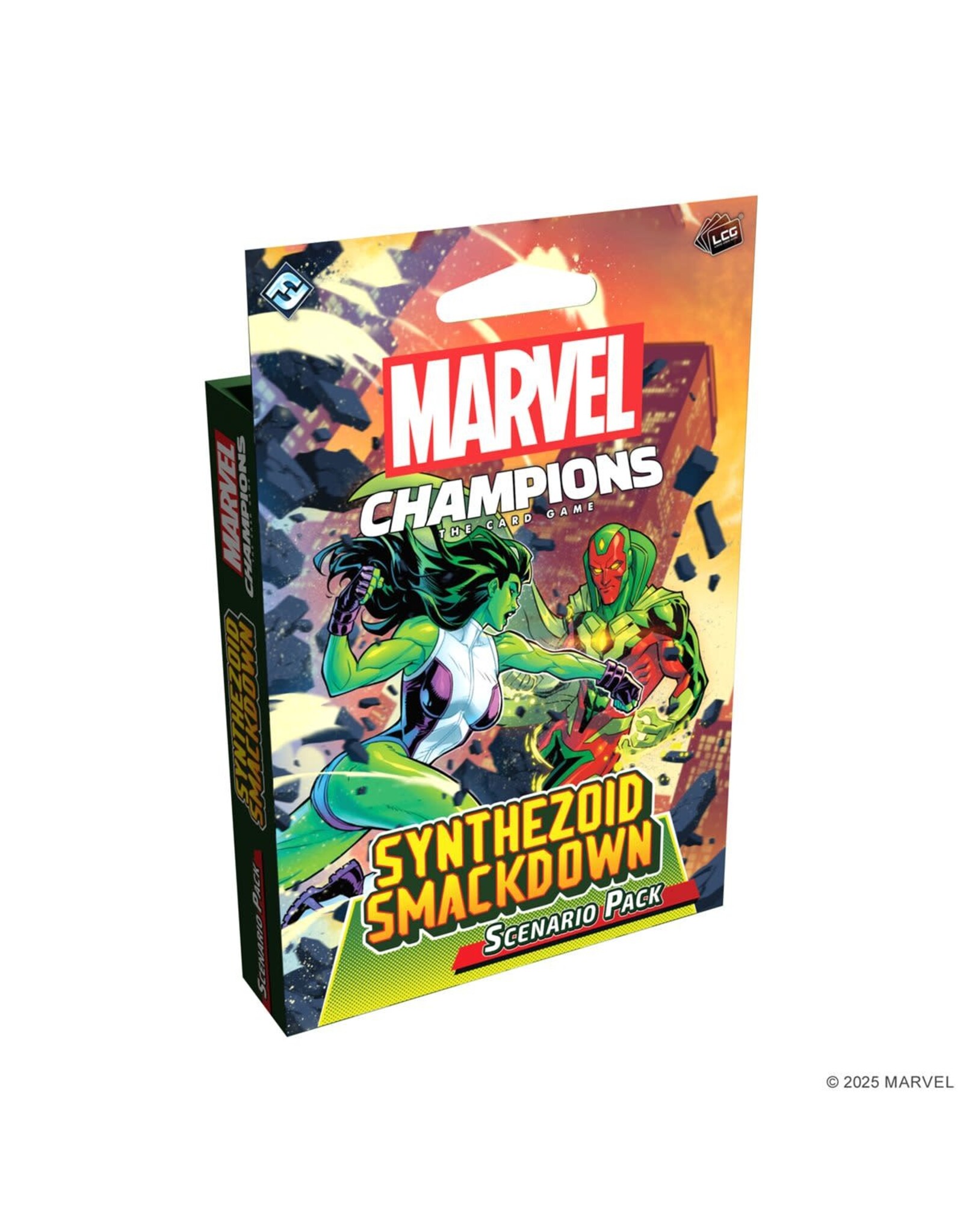 Fantasy Flight Marvel Champions LCG:  Synthezoid Smackdown - Scenario Pack
