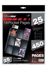 Ultra Pro 18 Pocket Silver Toploading Binder Pages 25 Pack