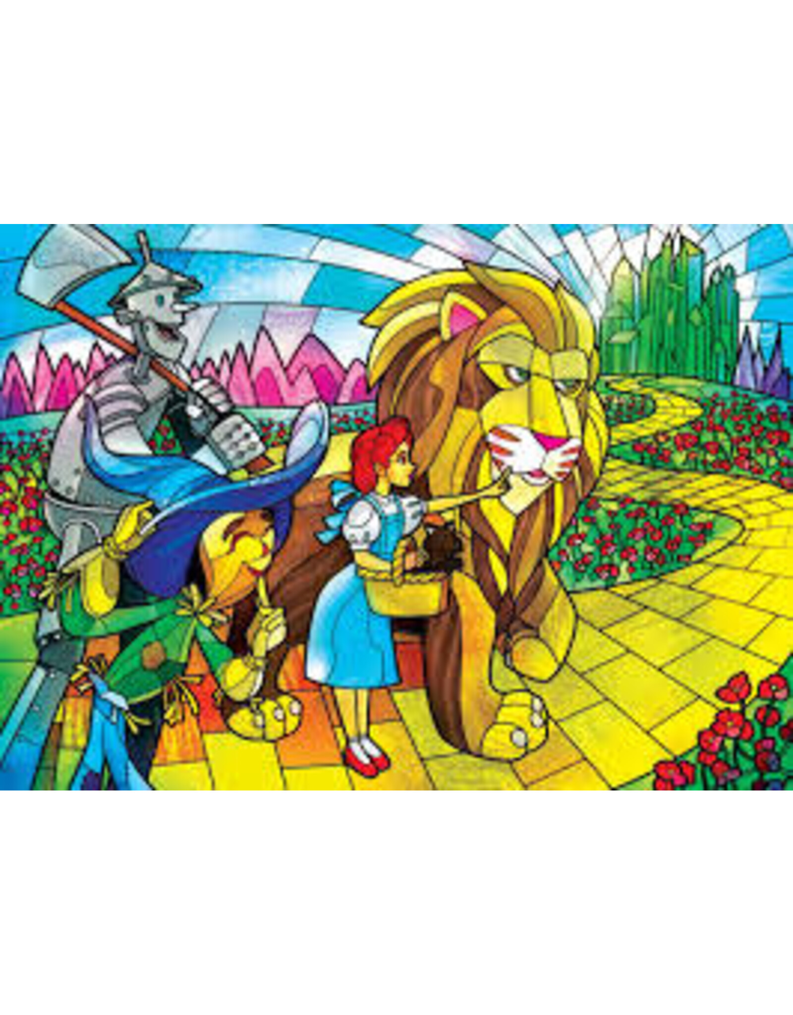 USAopoly Stained Glass Wizard of Oz Puzzle  (500PC)