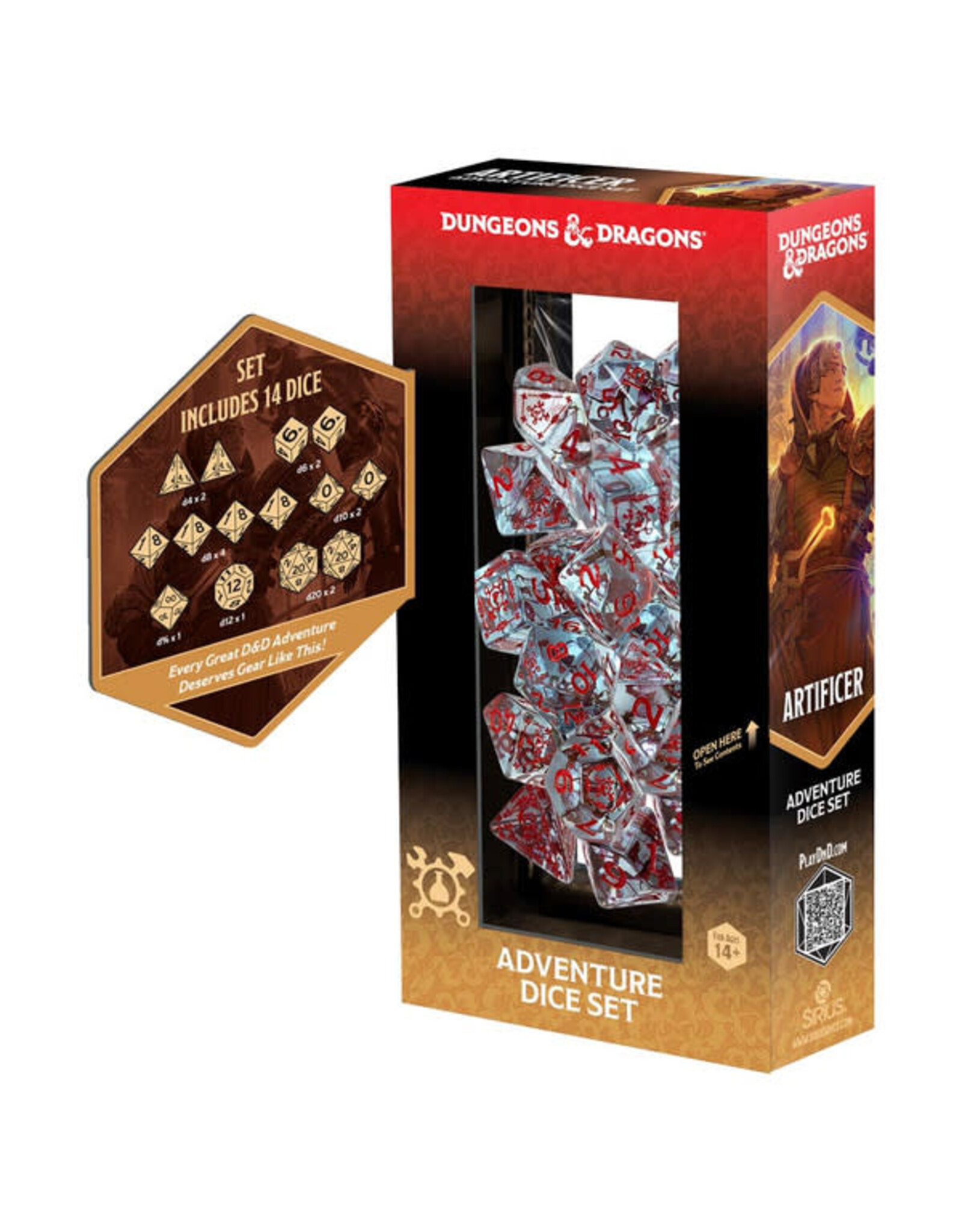 Sirius Dice Dungeons and Dragaons  Adventure Dice - Artificer