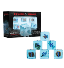 Fanroll Dungeon & Dragons  Gelatinous Cube 6 Piece D6 Dice Set
