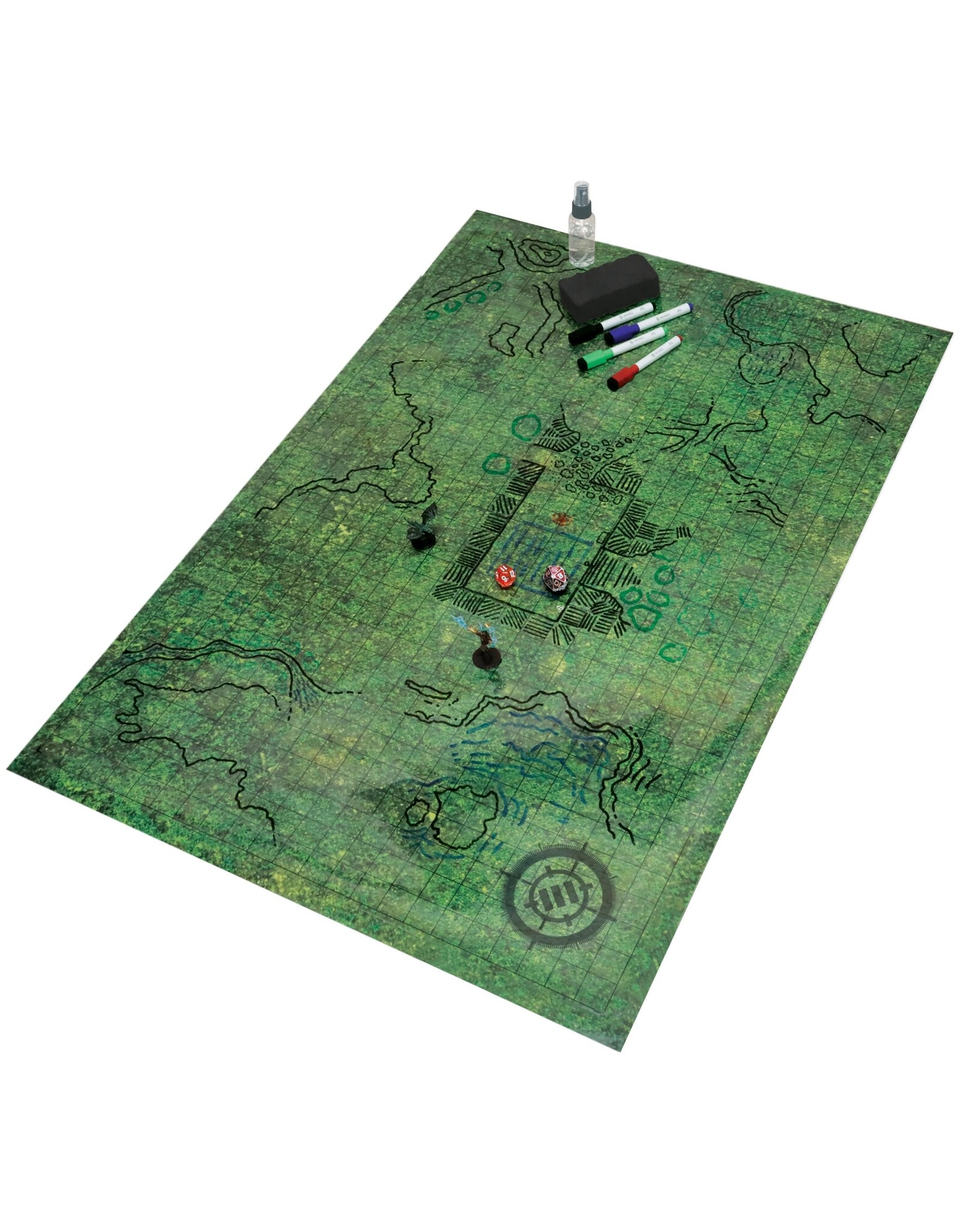Accessory Power Tabletop RPG Grid Mat Campaign Kit