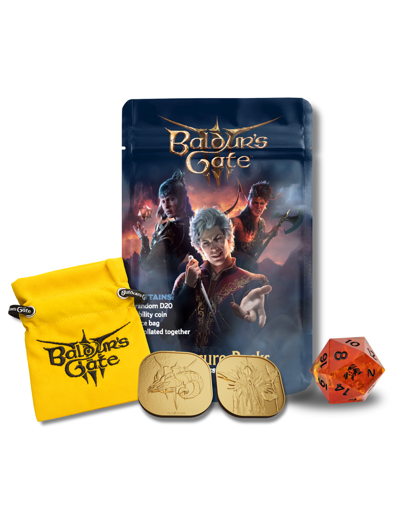 Sirius Dice DND Baldur's Gate 3 Treasure Pack