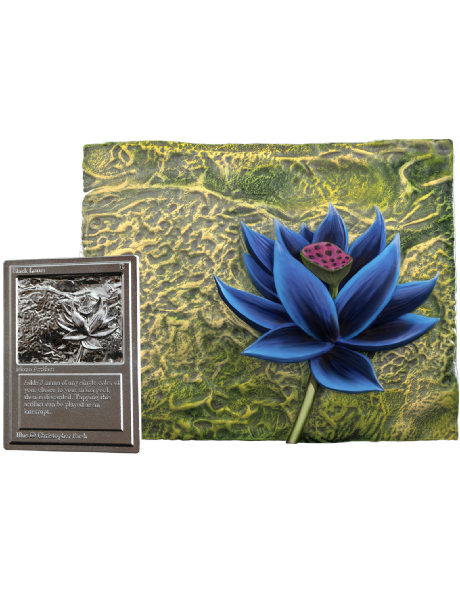 MtG Black Lotus Relief Sculpture