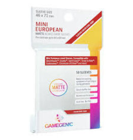 GameGenic Sleeves: Gamegenic: Matte Mini European-Sized Boardgame Sleeves