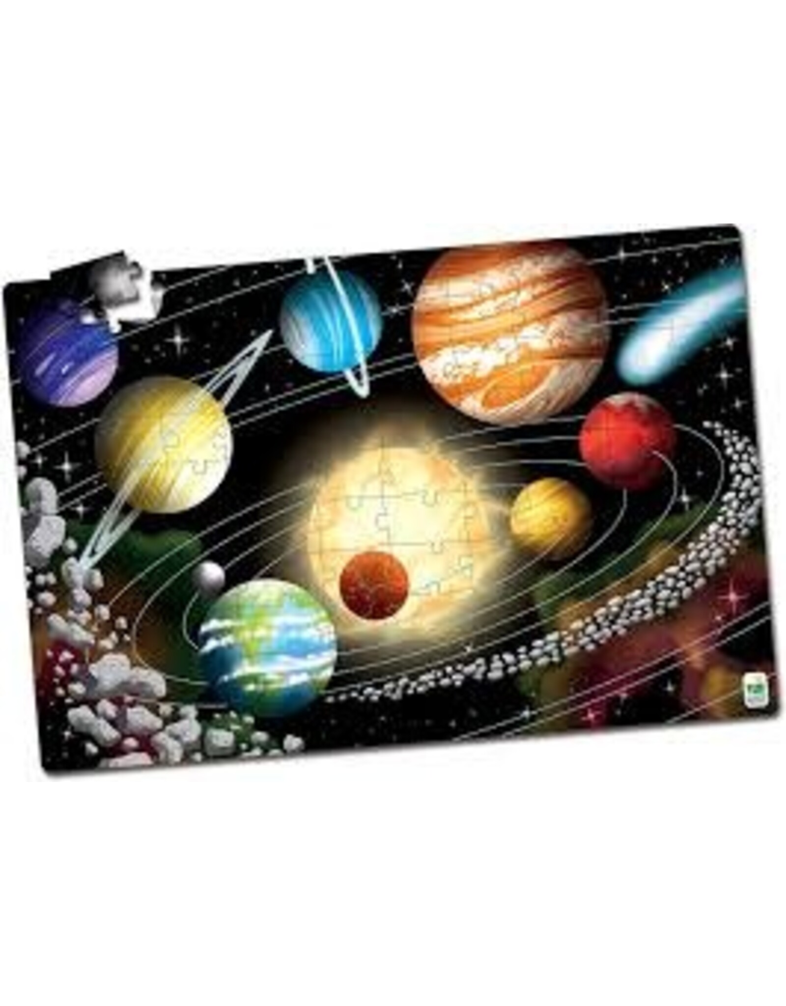 Puzzle - 100 Pcs - Puzzle Doubles Glow In The Dark: Space