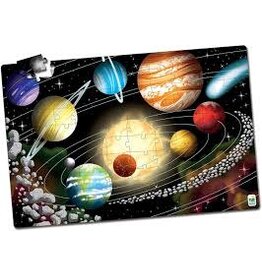 Puzzle - 100 Pcs - Puzzle Doubles Glow In The Dark: Space