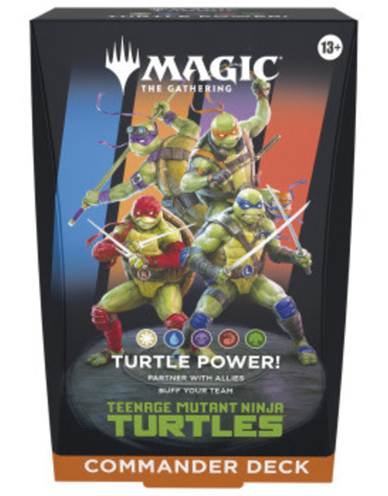 Wizards of the Coast MTG Teenage Mutant Ninja Turtles Commander Deck- Turtle Power! (Releases Feb 27th, 2026)