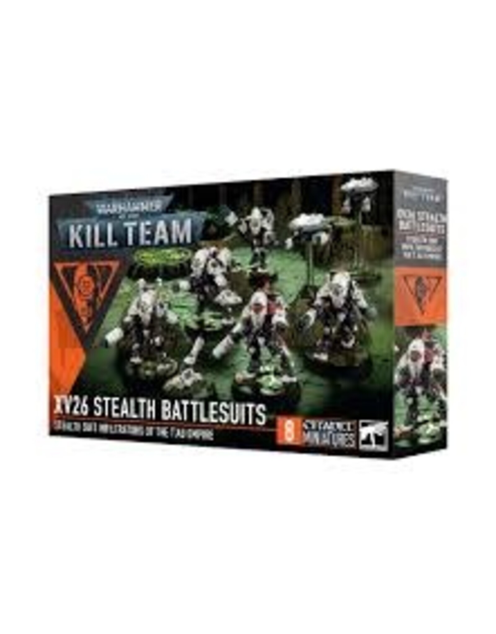 Games Workshop Warhammer 40K - Kill Team - XV26 Stealth Battlesuits - Stealth Suit Infiltrators of the T'au Empire