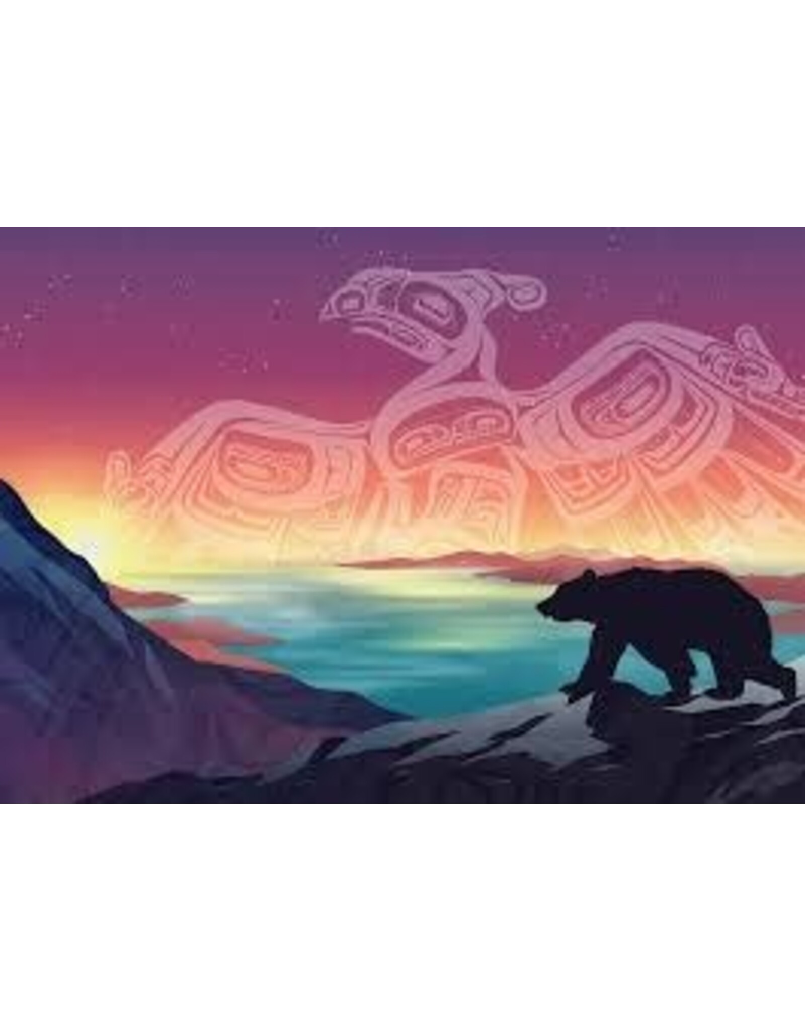 Cobble Hill Cobble Hill Puzzle Crossings: Thunderbird and Bear (500 PC)