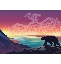 Cobble Hill Cobble Hill Puzzle Crossings: Thunderbird and Bear (500 PC)