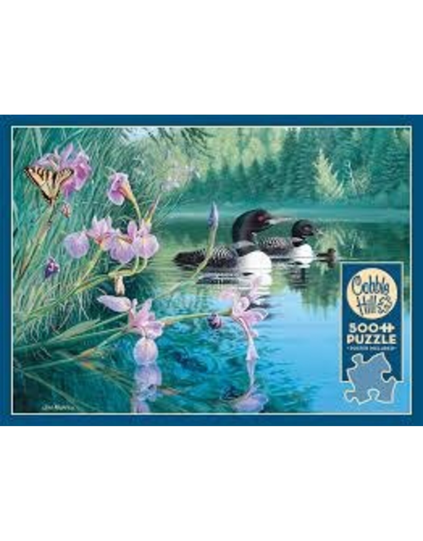 Cobble Hill Cobble Hill Puzzle:  Iris Cove Loons (500 PC)
