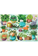Cobble Hill Cobble Hill Puzzle: Cats vs Plants (500 PC)