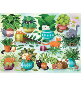 Cobble Hill Cobble Hill Puzzle: Cats vs Plants (500 PC)