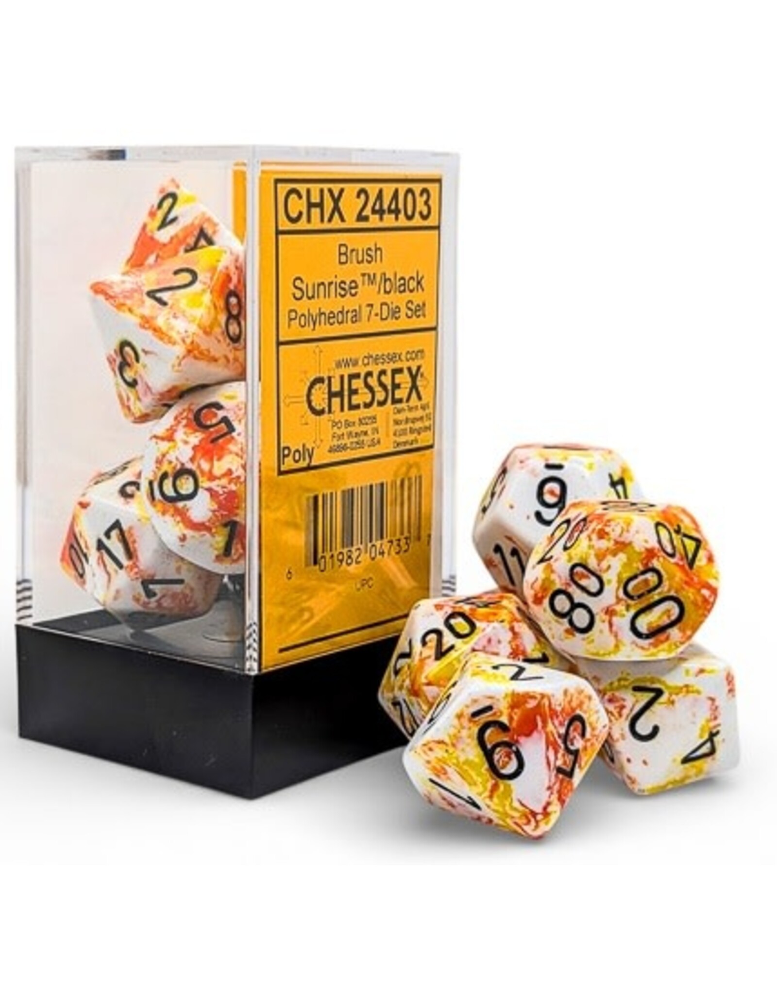 Chessex Chessex Brush 7 Piece Die Set