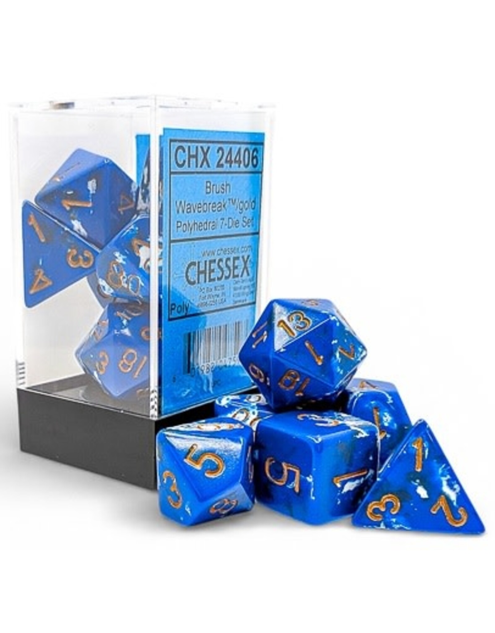 Chessex Chessex Brush 7 Piece Die Set