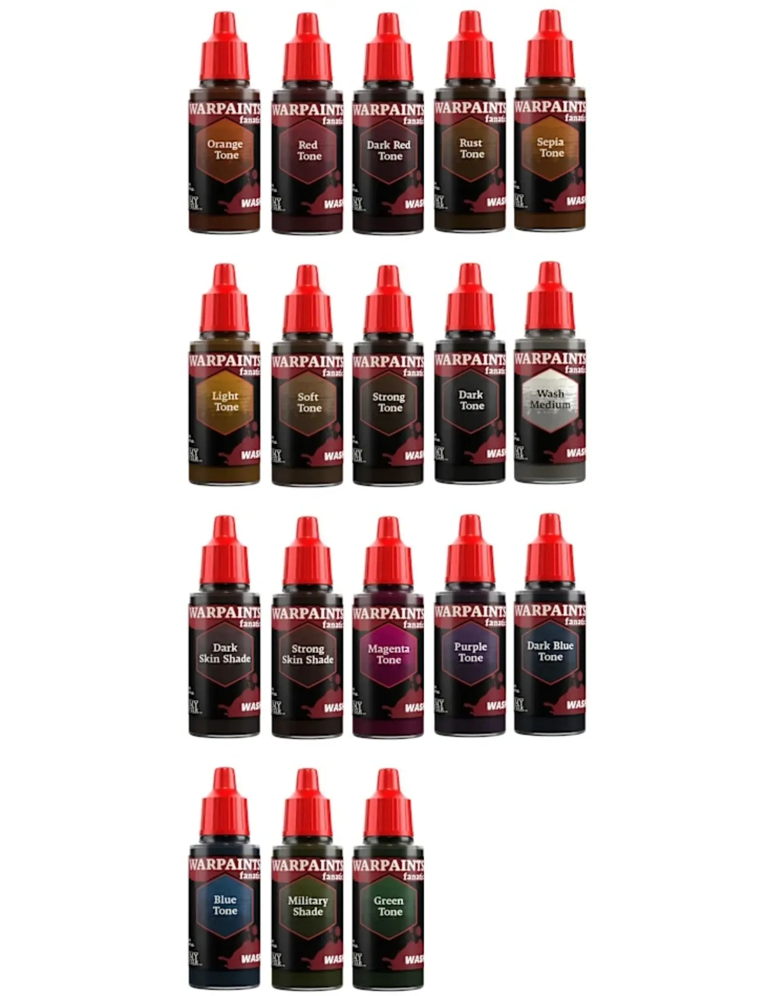 Army Painter The Army Painter: Warpaints Fanatic: Washes 18mL