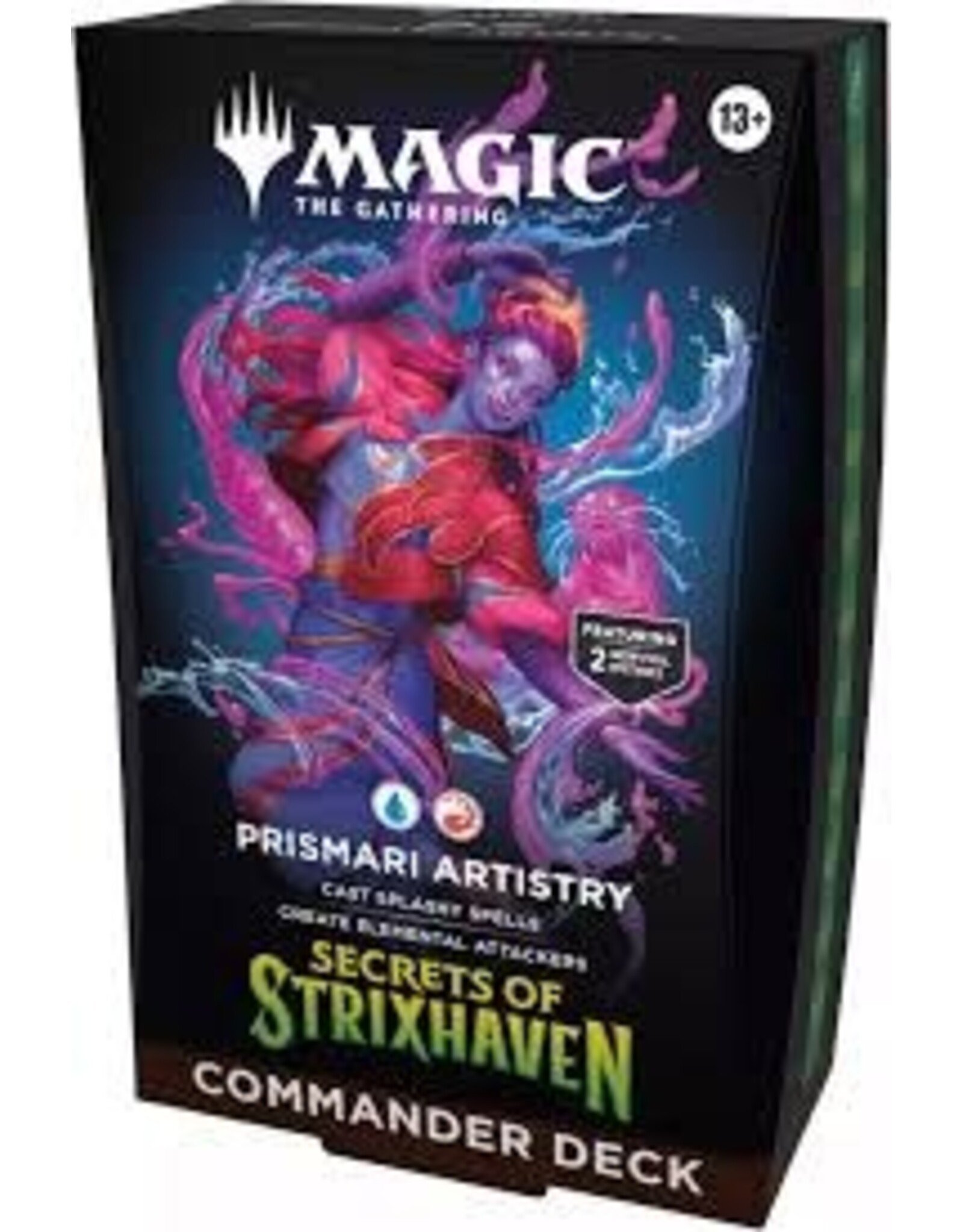 Wizards of the Coast MTG Secrets of Strixhaven Commander Deck - Prismari Artistry (Releases April 17th, 2026)