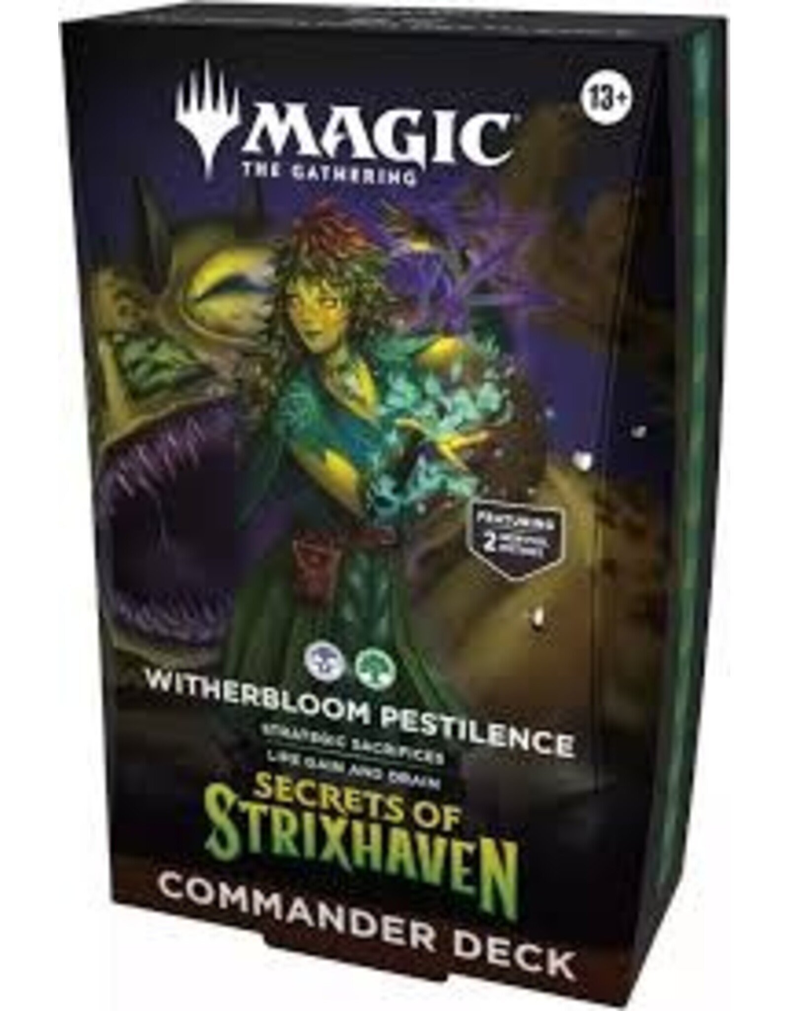 Wizards of the Coast MTG Secrets of Strixhaven Commander Deck - Witherbloom Pestilence (Releases April 17th, 2026)
