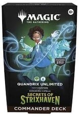 Wizards of the Coast MTG Secrets of Strixhaven Commander Deck - Quandrix Unlimited (Releases April 17th, 2026)