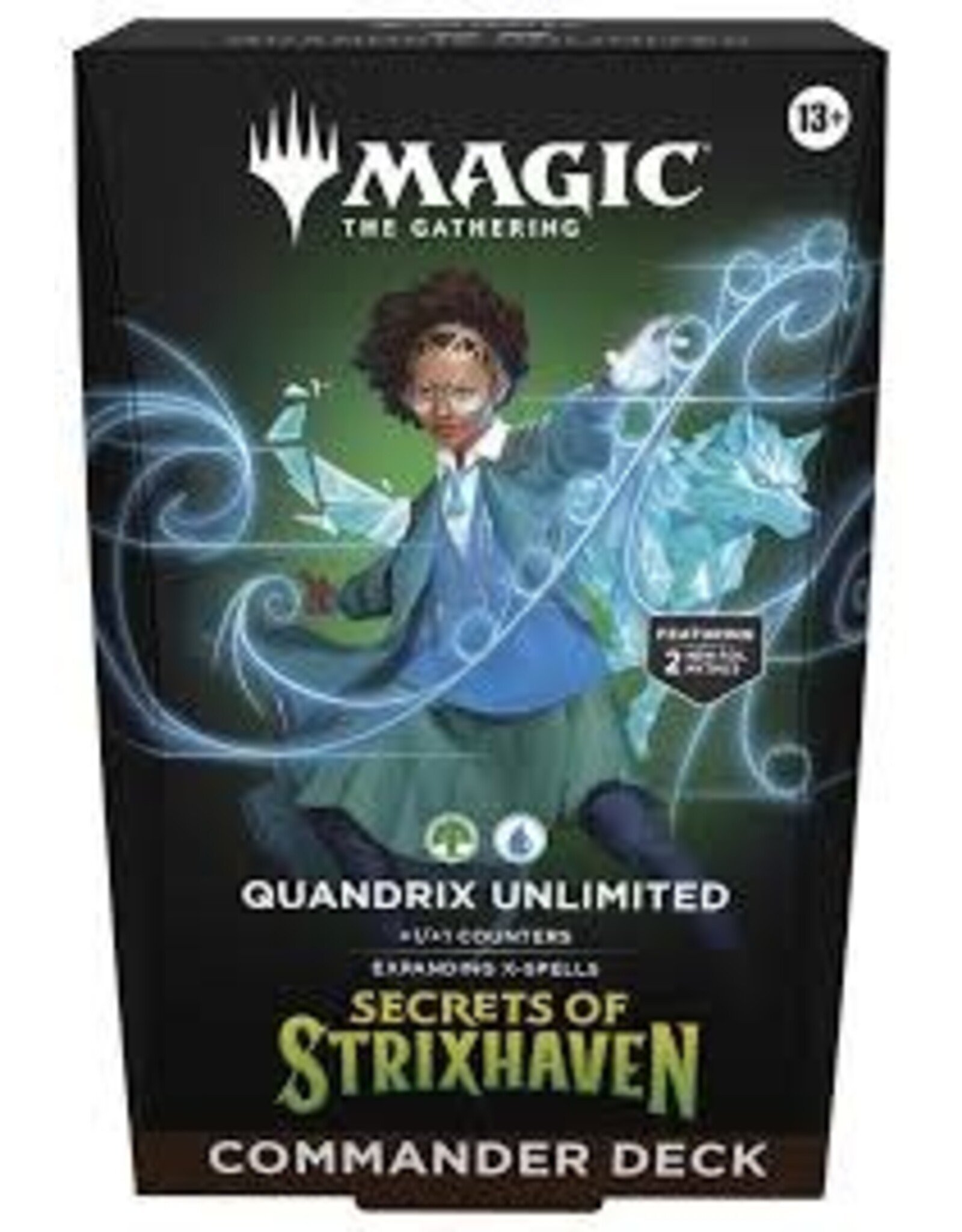 Wizards of the Coast MTG Secrets of Strixhaven Commander Deck - Quandrix Unlimited (Releases April 17th, 2026)