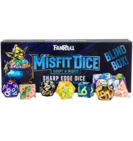 Mystery Misfit Sharp Edge Resin Polyhedral Dice Set