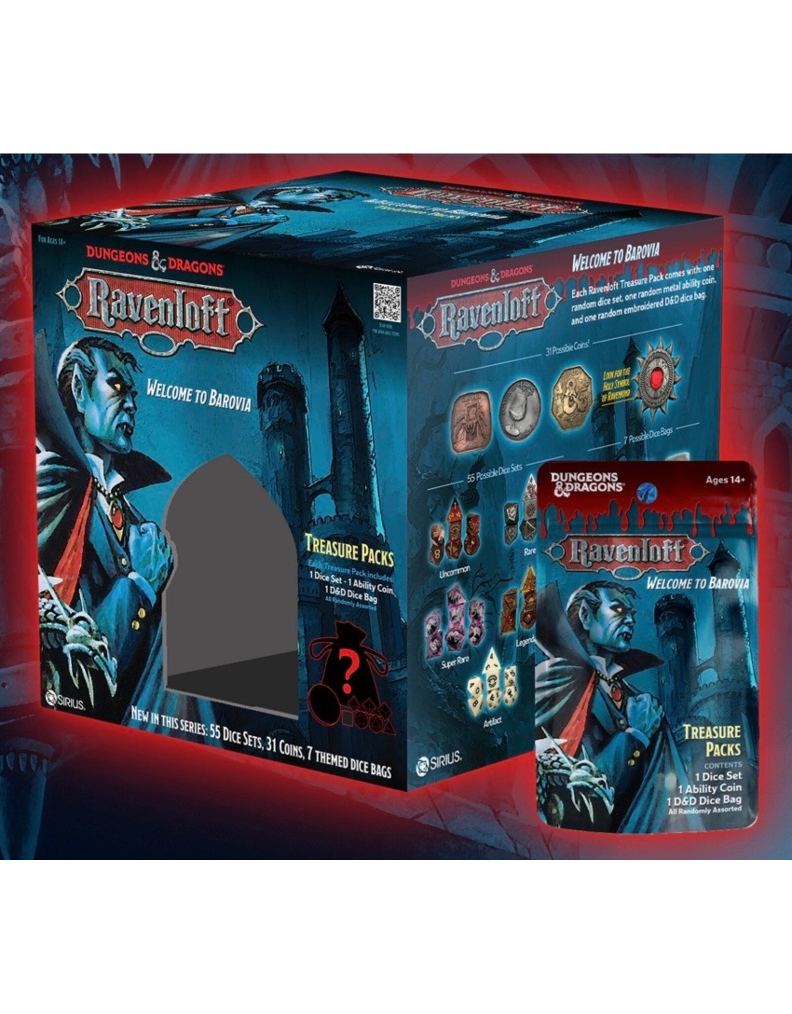Sirius Dice Dungeon and Dragons Ravenloft: Castle Ravenloft Treasure Pack