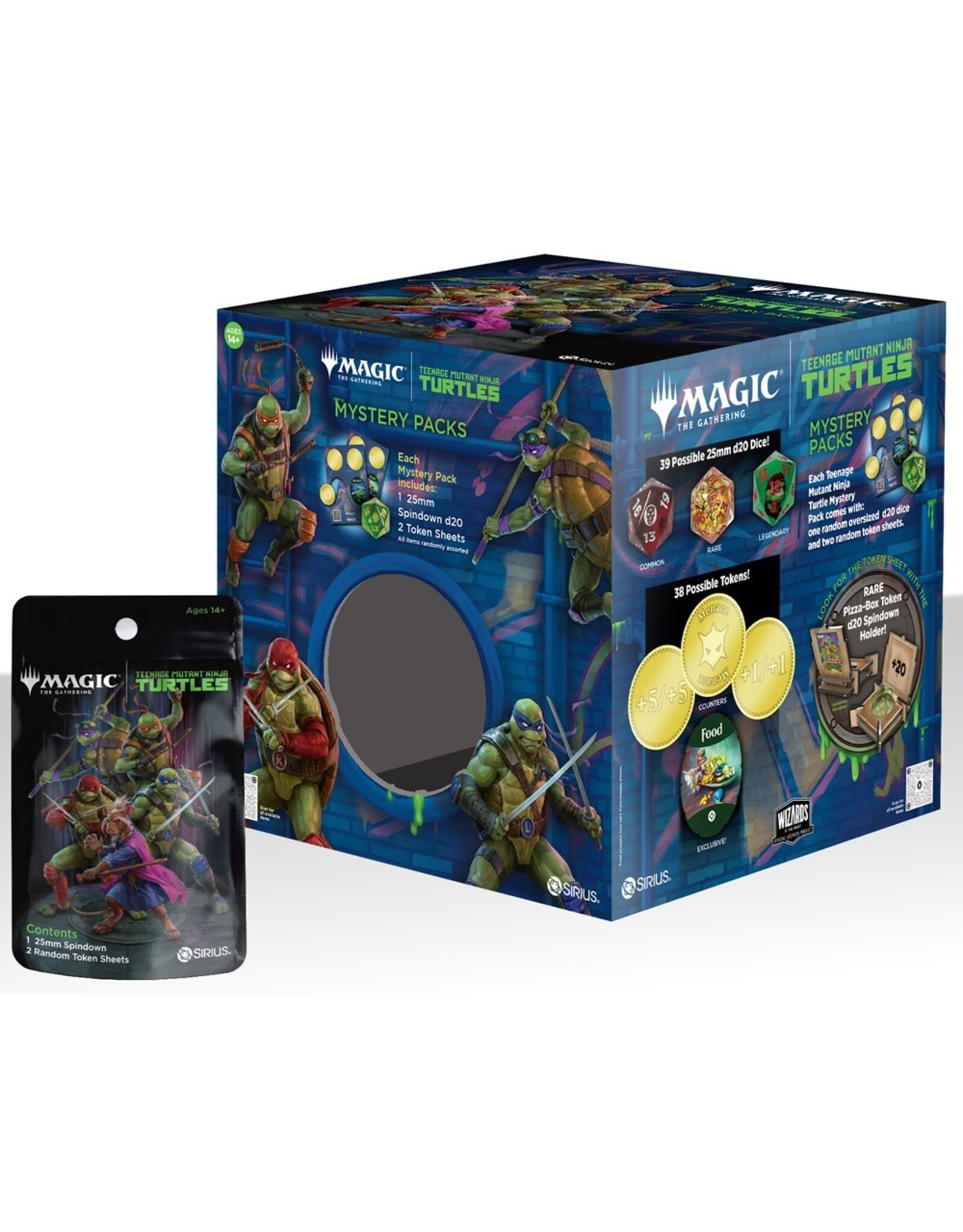 Sirius Dice MTG TMNT Dice Packs (25ct Display)