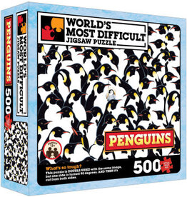 World's Most Difficult Jigsaw Puzzle - Penguins 500 Piece Puzzle Double Sided