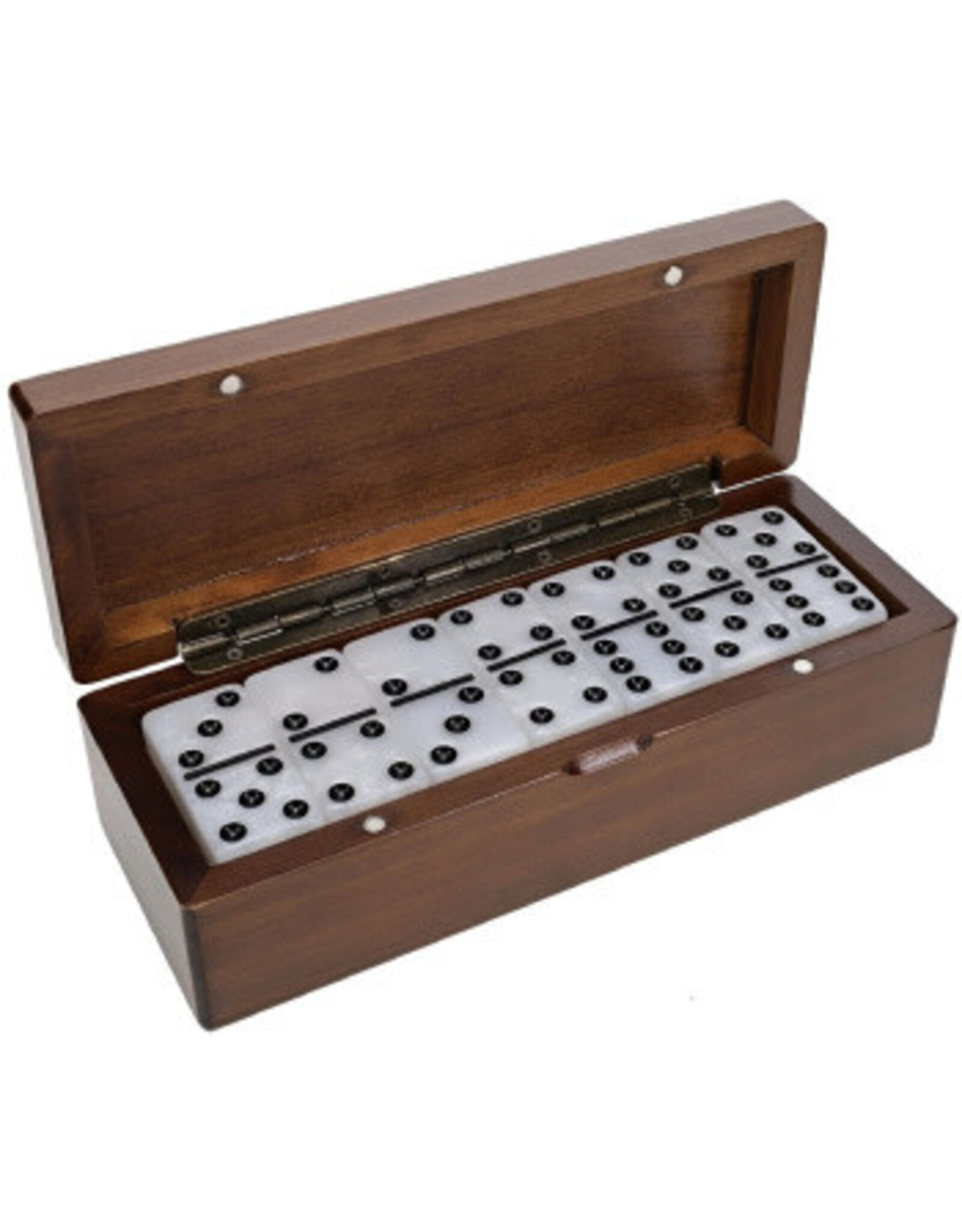Dominoes - Marbelized Magnetic Wooden Box
