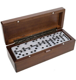 Dominoes - Marbelized Magnetic Wooden Box