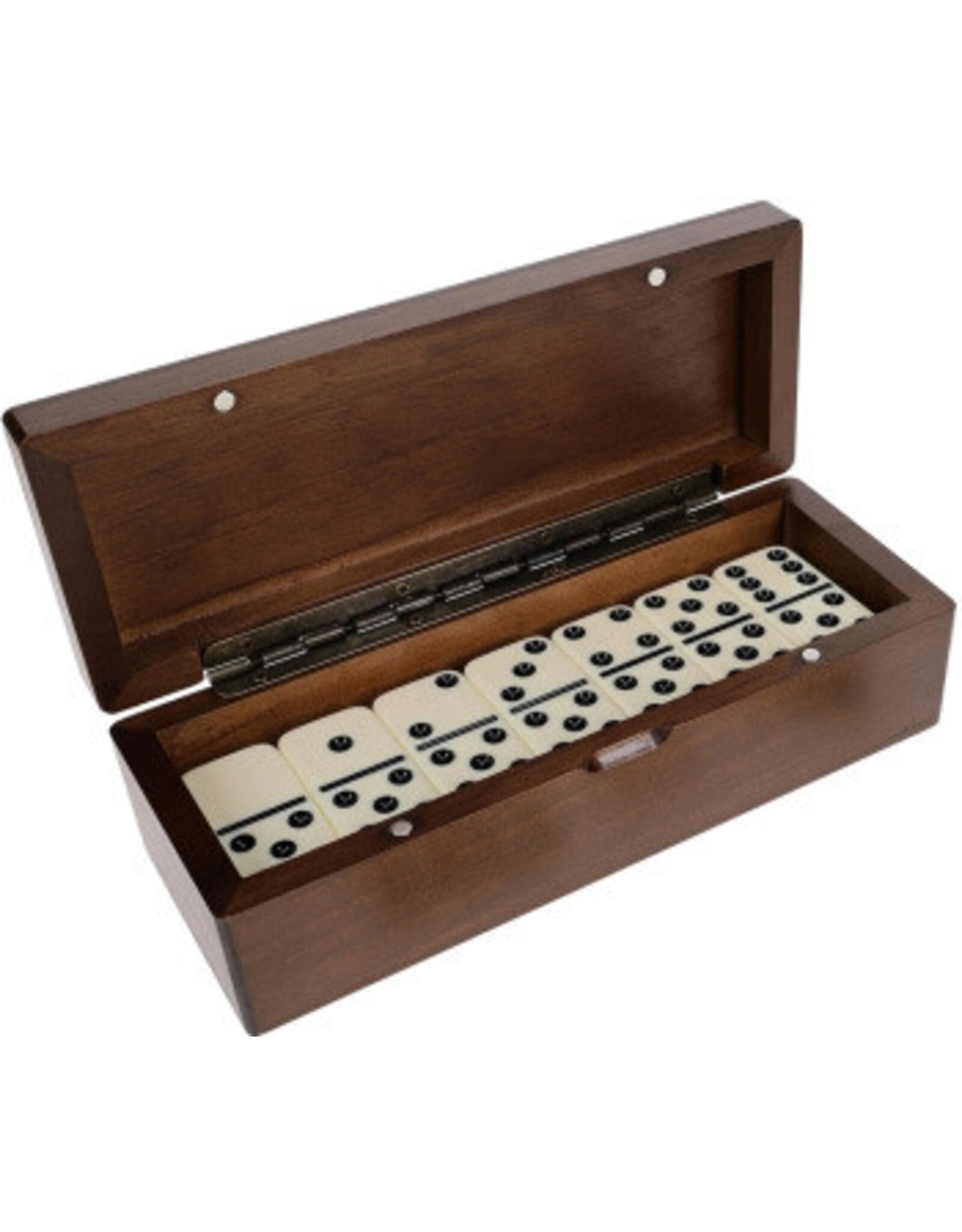 Dominoes - Ivory Magnetic Wooden Box