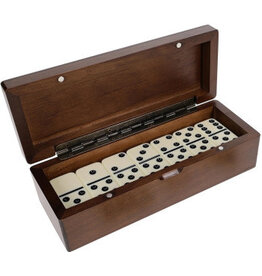 Dominoes - Ivory Magnetic Wooden Box