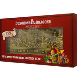 Dnd: The Cartoon 40th Anniversary Rollercoaster Ticket Replica