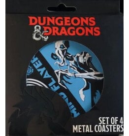 Dnd Monsters 4-Piece Metal Drink Coaster Set