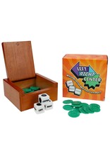 Left Right Center Dice Game (Wooden Box)