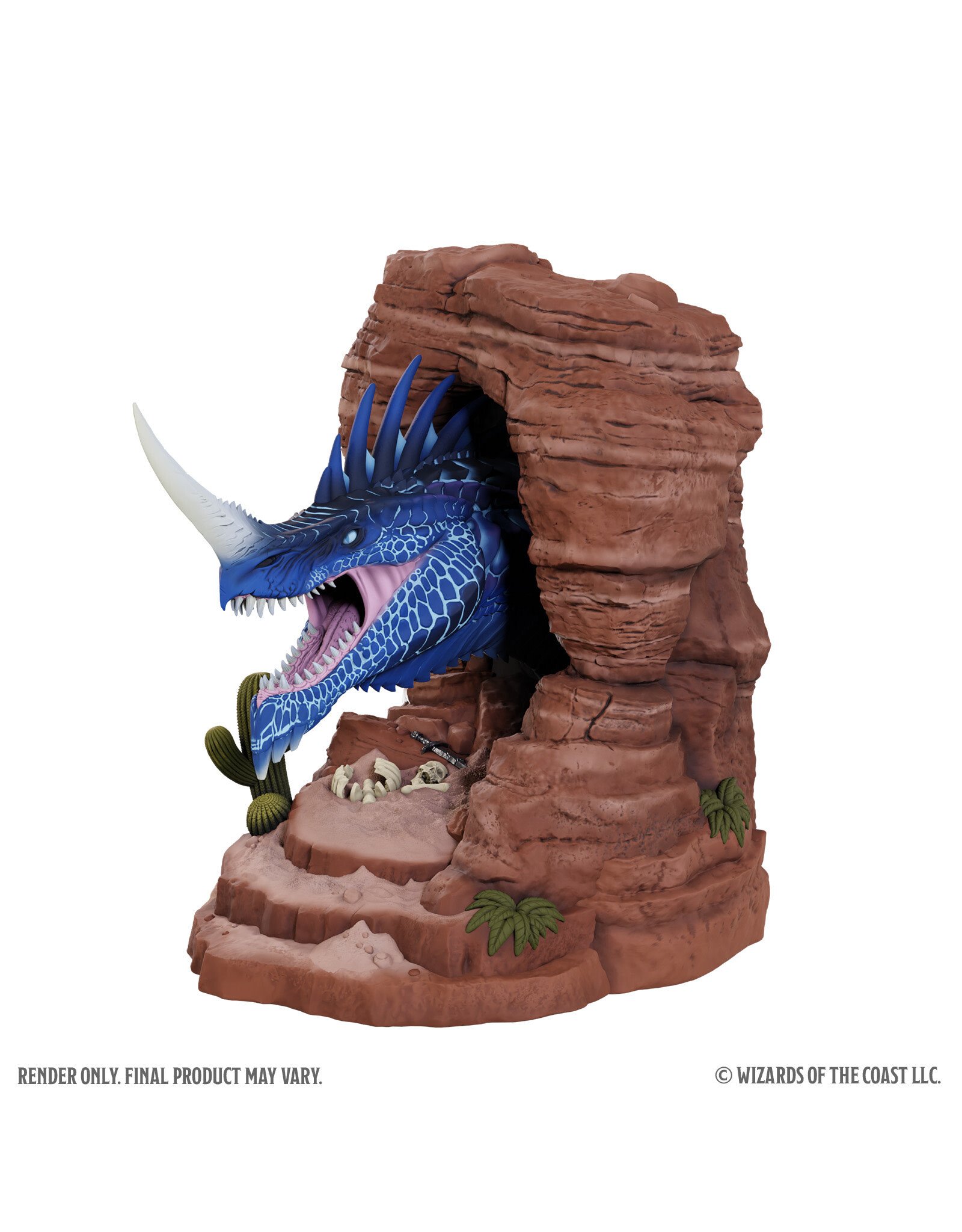 WizKids D&D Bookends - Blue Dragon