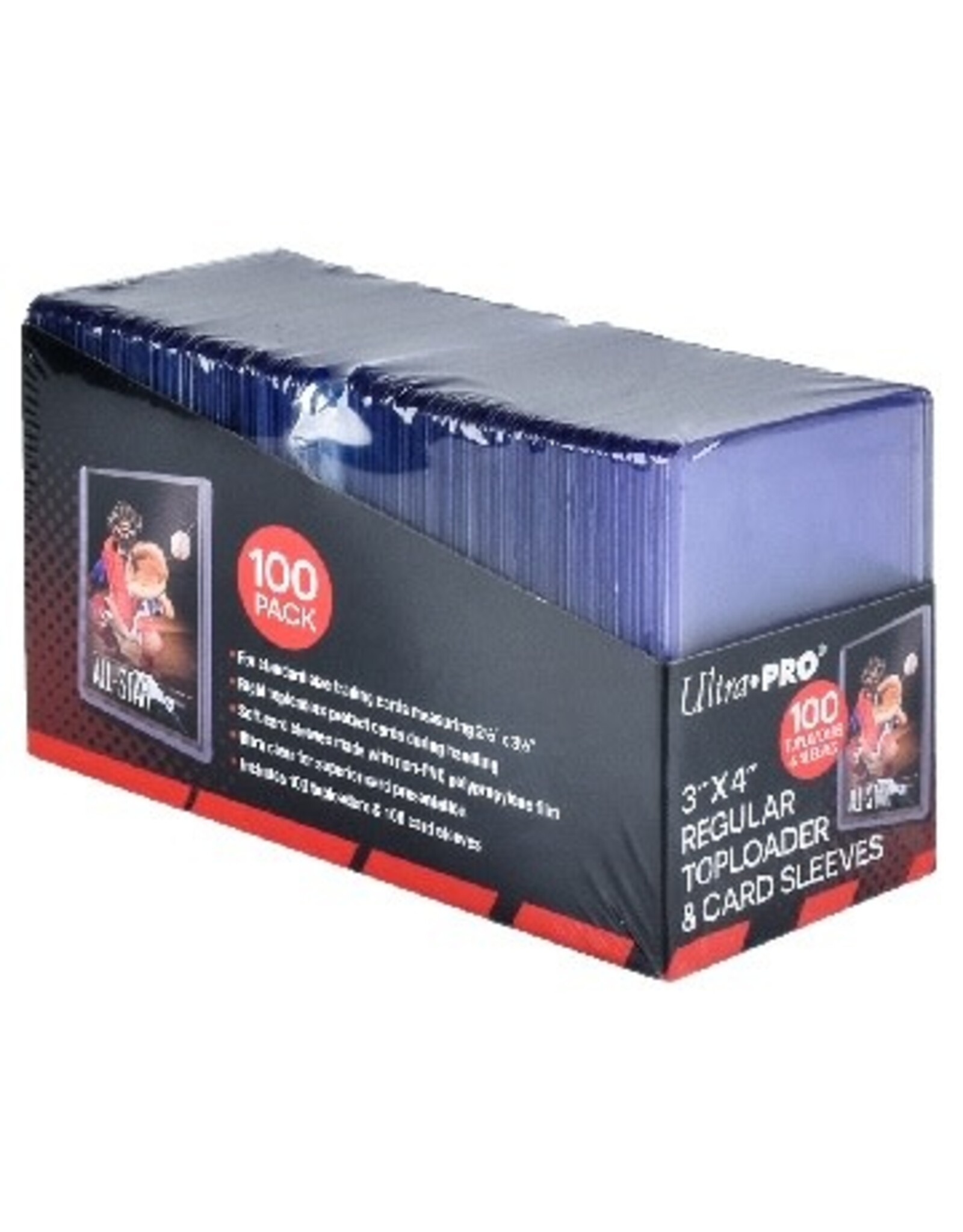 Ultra Pro Ultra Pro Topload 3x4 Regular + Sleeves 100ct