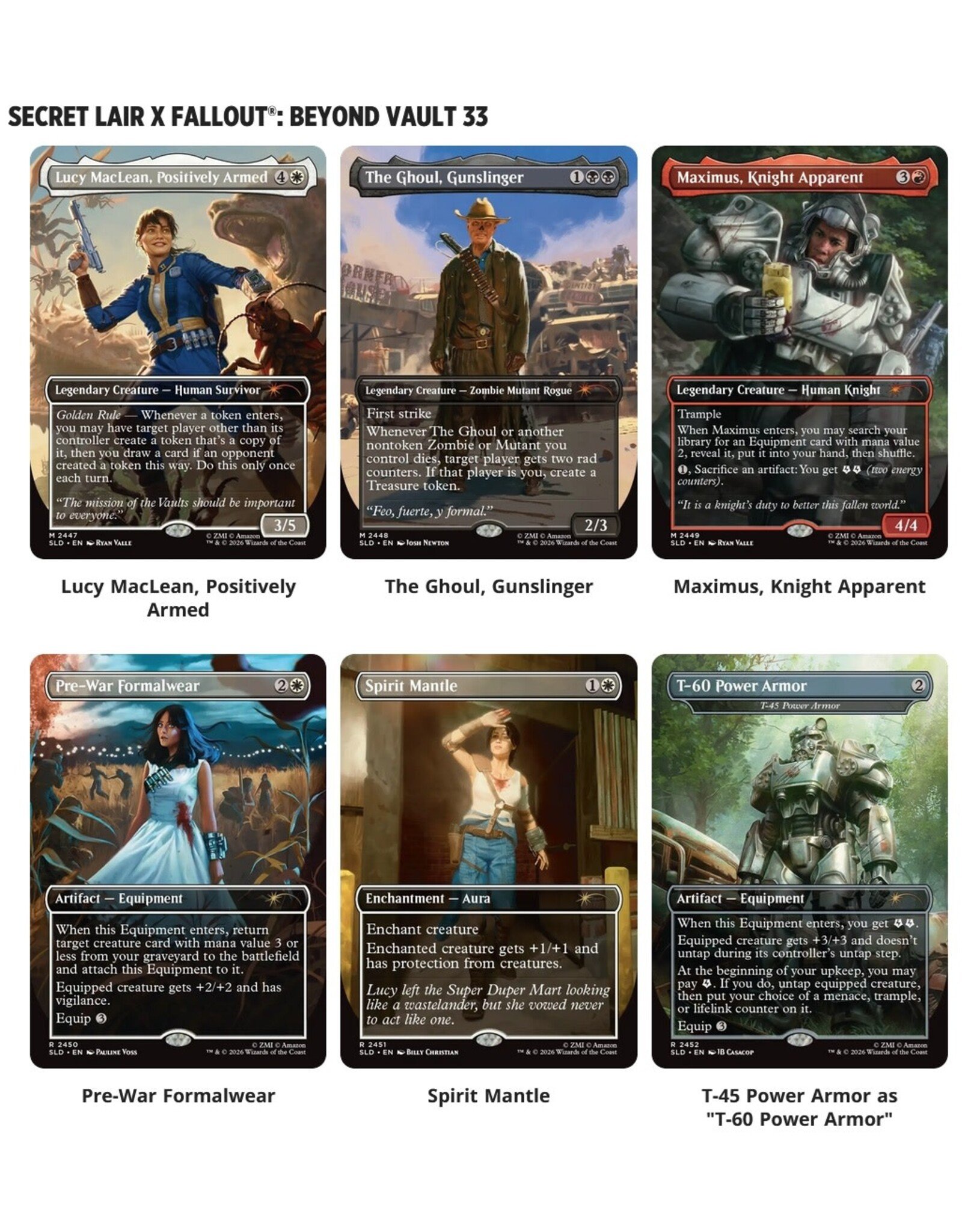 Wizards of the Coast MTG Secret Lair Fallout Beyond Vault 33 Regular