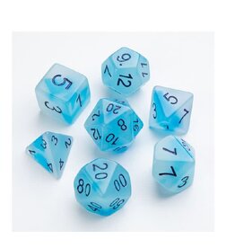 GameGenic GameGenic 7 pc Dice Set Glow Series: Icy Crumbs