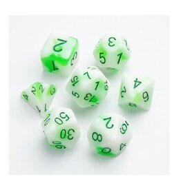 GameGenic GameGenic 7 pc Dice Set Glow Series: Toxic Stones