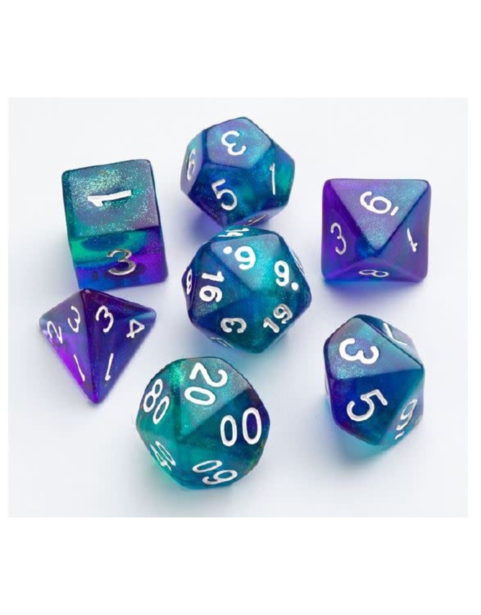 GameGenic GameGenic 7 pc Dice Set Galaxy Series: Neptune