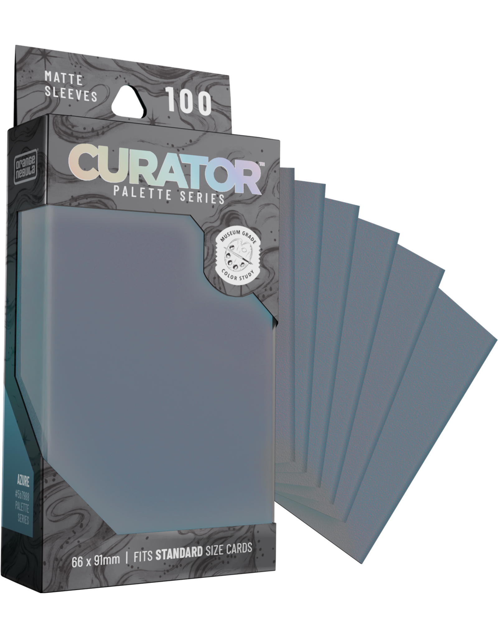 Orange Nebula Curator Sleeves Palette Series100ct: