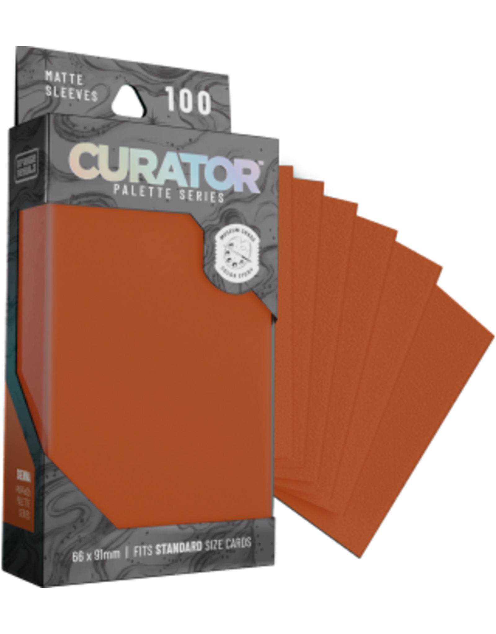 Orange Nebula Curator Sleeves Palette Series100ct: